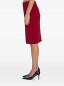 Saint Laurent Satin Midi Skirt