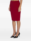 Saint Laurent Satin Midi Skirt