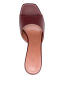 Amina Muaddi Lupita Leather Mules