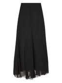 Chloè Silk Long Skirt
