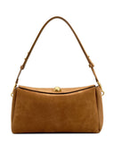 Ami Paris Suede Leather Shoulder Bag