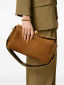 Ami Paris Suede Leather Shoulder Bag