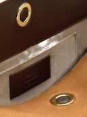 Ami Paris Suede Leather Shoulder Bag