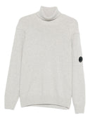 C.P.Company Logo Wool Turtle Neck Sweater