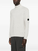 C.P.Company Logo Wool Turtle Neck Sweater