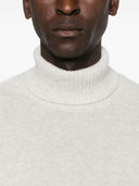 C.P.Company Logo Wool Turtle Neck Sweater
