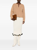 Max Mara V Neck Sweater In Cashmere Wool