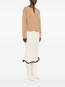 Max Mara V Neck Sweater In Cashmere Wool