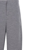 Max Mara Pure Wool And Cotton Trousers
