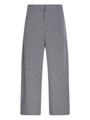 Max Mara Pure Wool And Cotton Trousers
