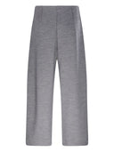 Max Mara Pure Wool And Cotton Trousers