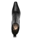 Brunello Cucinelli Leather Heeled Ankle Boots