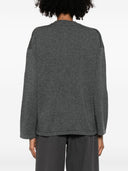 Max Mara Crew Neck Sweater In Cashmere Wool