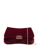 Emporio Armani Clutch de terciopelo