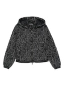 Emporio Armani Allover Logo Nylon Blouson Jacket