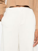 Max Mara Pure Wool And Cotton Trousers