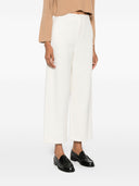 Max Mara Pure Wool And Cotton Trousers