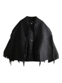 Toteme Main Fringed Scarf Wool Coat