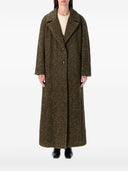 Emporio Armani Wool Blend Single Breasted Coat