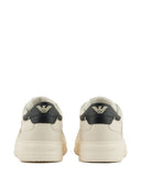 Emporio Armani Exclusive logo læder sneakers
