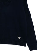 Suéter de cuello de lana vmani armani v