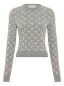 Marine Serre Moon Wool Blend Sweater