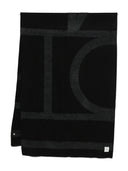 Toteme hoofdwol monogram sjaal