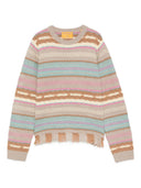 Guest In Residence Striped Crewneck Sweater