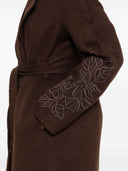 Ermanno Firenze Belted Long Coat
