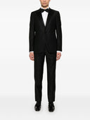 Costume simple boutonnage en laine Boglioli