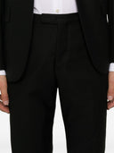 Costume simple boutonnage en laine Boglioli