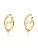 Fendi Ever Round Earrings