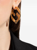 Fendi Ever Round Earrings