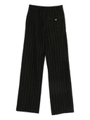 Alysi Wide Leg Wool Trousers