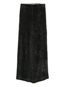 Alysi Wide Leg Velvet Trousers