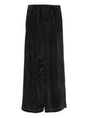 Alysi Wide Leg Velvet Trousers