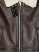 Dunst Faux Leather Shearling Jacket