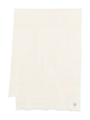 Toteme Main Wool Monogram Scarf