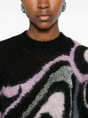 Pull imprimé en laine Pucci
