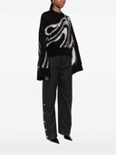 Pull imprimé en laine Pucci