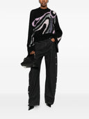 Pull imprimé en laine Pucci