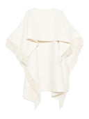 Toteme Main Fringed Wool Poncho
