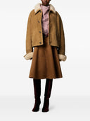 Ami Paris Veste en cuir peau de mouton