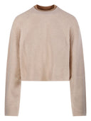 Max Mara Crew Neck Sweater In Cashmere Wool