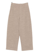 Max Mara Pure Wool And Cotton Trousers