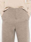 Max Mara Pure Wool And Cotton Trousers