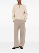 Max Mara Pure Wool And Cotton Trousers