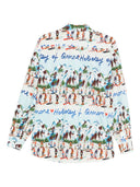 Alessandro Enriquez Printed Cotton Shirt
