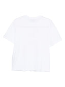 Emporio Armani Cotton T Shirt With Giorgio Armani Print