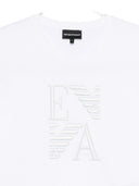 T-shirt en coton avec logo capsule Emporio Armani